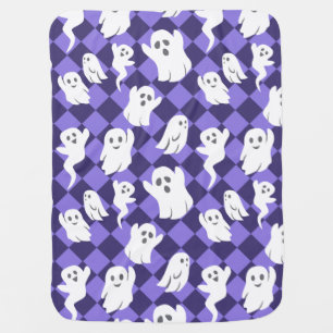 Halloween Ghosts Stroller Blanket