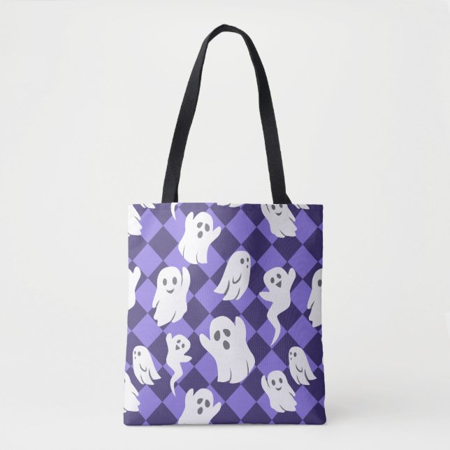 Halloween Ghosts Tote Bag (Front)