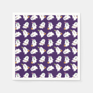 Halloween Ghosts Trick Or Treat Napkins