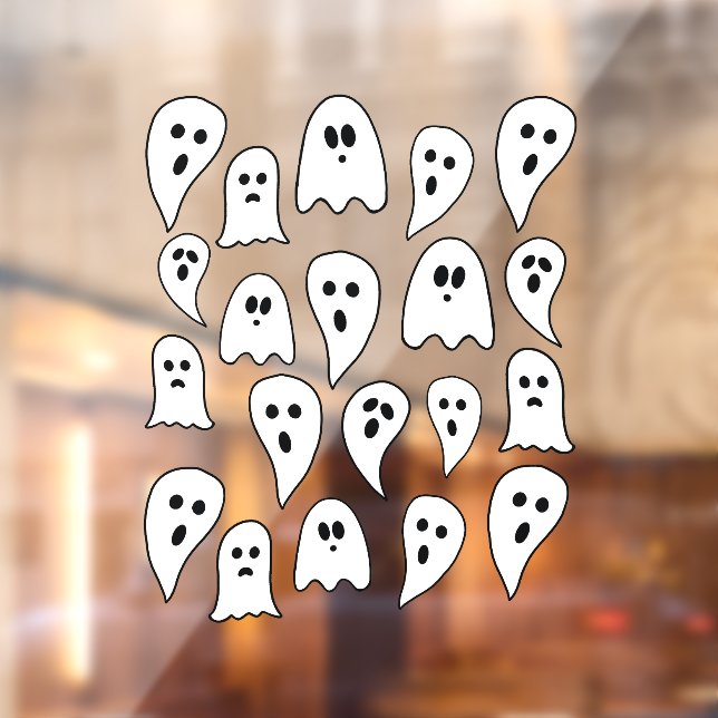 Halloween Ghosts Window Cling (Sheet 2)