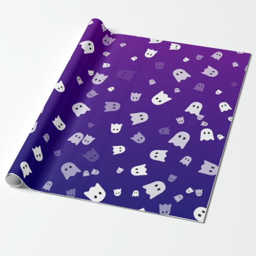Halloween Ghosts Wrapping Paper