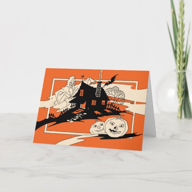 Halloween Ghoul Card (Front)