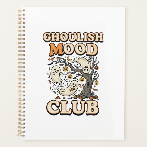 Halloween Ghoulish Mood Club Planner