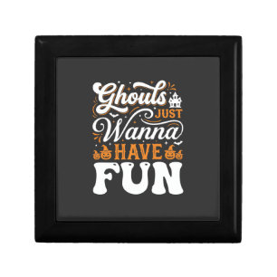 Halloween Ghouls Just Wanna Have Fun Design_1 Gift Box
