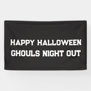 HALLOWEEN GHOULS NIGHT OUT BANNER CUSTOM