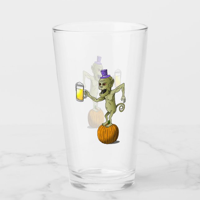 Halloween Ghouls Toasts Glass (Front)