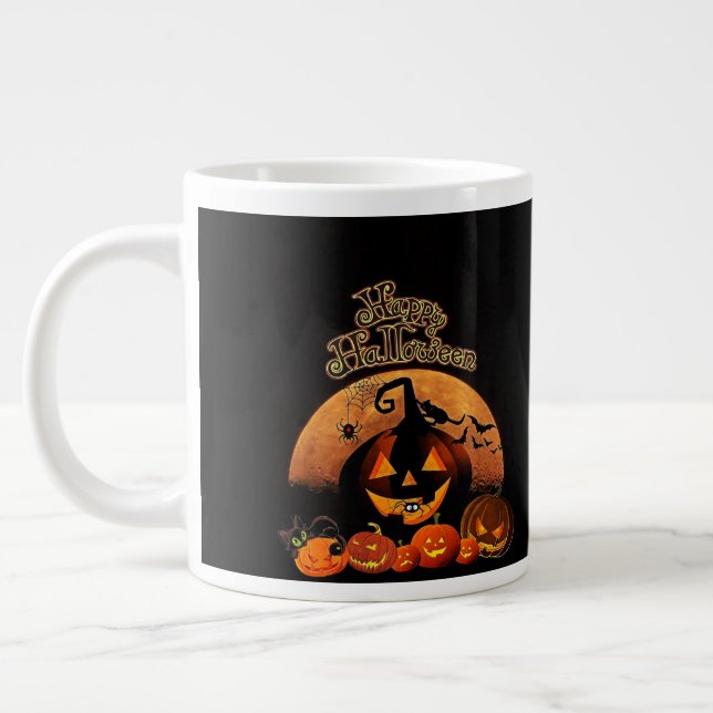 Halloween Giant Coffee Mug (Left)