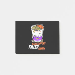 Halloween Gift   Attack Of The Ramen Post-it Notes