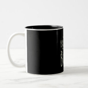 Halloween Gift Bad To Da Bone Two-Tone Coffee Mug