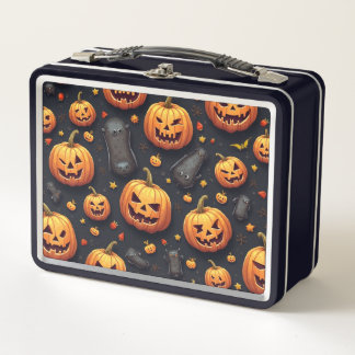 halloween gift bag metal lunch box