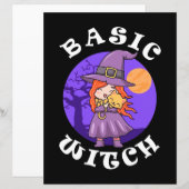 Halloween Gift | Basic Witch (Front/Back)