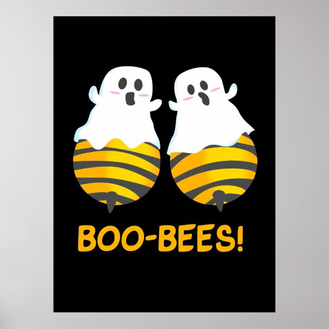 Halloween Gift | Boo Bees Poster (Front)