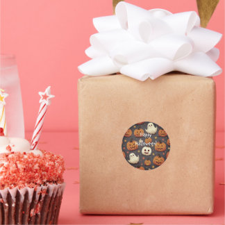 Halloween Gift Classic Round Sticker