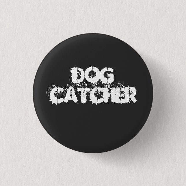 Halloween Gift Dog CatcHER Button (Front)
