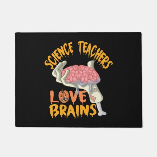 Halloween Gift For Science Teachers Funny T_Shirt Doormat