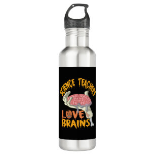 Halloween Gift For Science Teachers Funny T-Shirt Stainless Steel Water Bottle