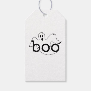 Halloween Gift Tag, Ghost, Boo Tags