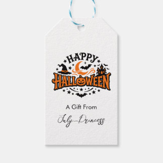 Halloween gift tags, personalized gift tags