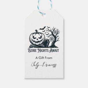 Halloween gift tags, personalized gift tags
