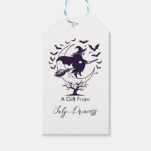 Halloween gift tags, personalized gift tags