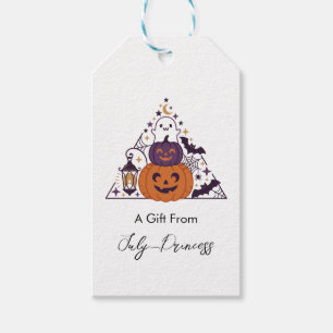 Halloween gift tags, personalized gift tags