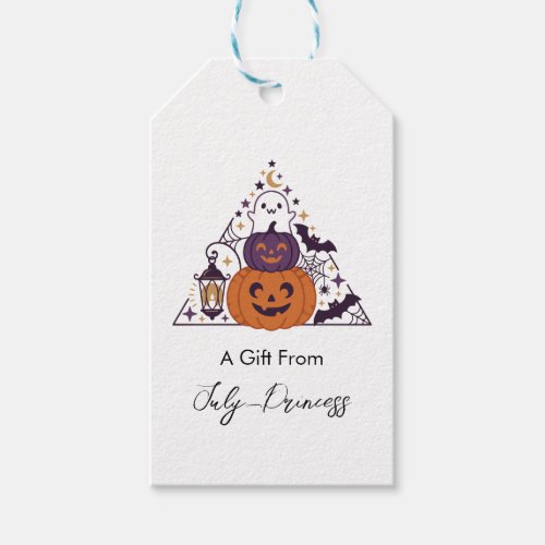 Halloween gift tags, personalized gift tags