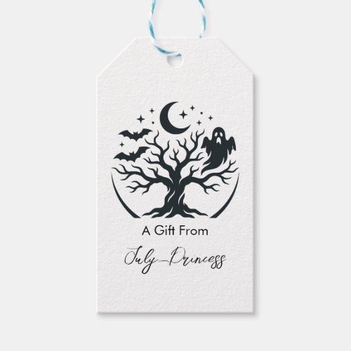 Halloween gift tags, personalized gift tags