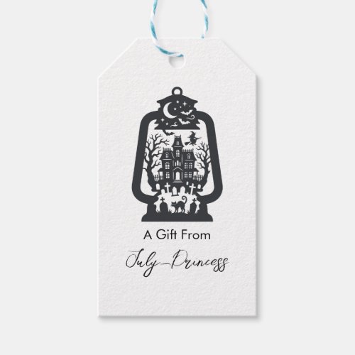Halloween gift tags, personalized gift tags