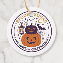 Halloween gift tags, personalized gift tags