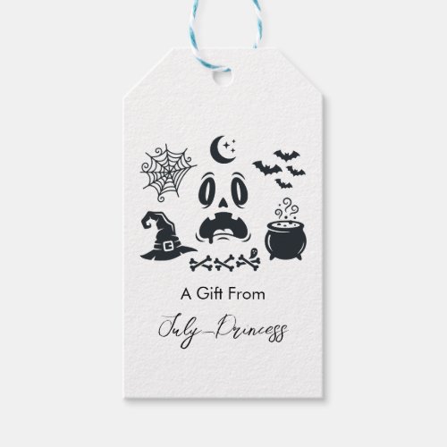 Halloween gift tags, personalized gift tags