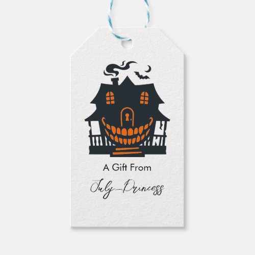 Halloween gift tags, personalized gift tags