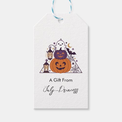 Halloween gift tags, personalized gift tags