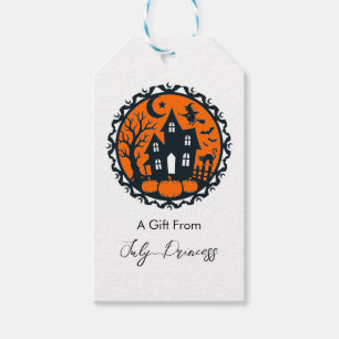Halloween gift tags, personalized gift tags