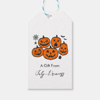 Halloween gift tags, personalized gift tags