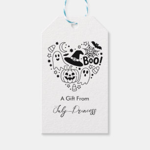 Halloween gift tags, personalized gift tags
