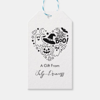 Halloween gift tags, personalized gift tags