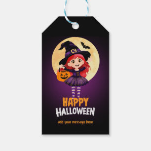 Halloween Gift Tags Trick or Treat Party