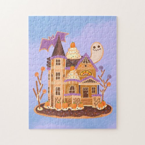 Halloween Gingerbread House Jigsaw Puzzle