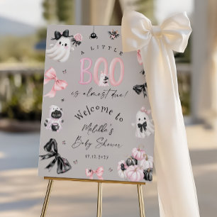 Halloween Girl Baby Shower Welcome Foam Board