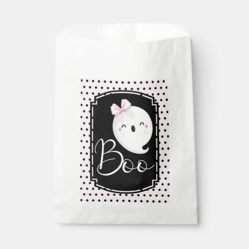 Halloween Girl Birthday Boo Ghost Favor Bag