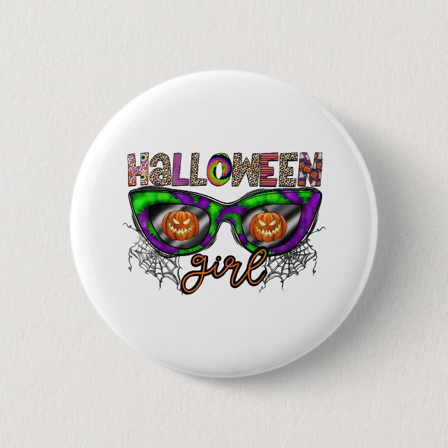 Halloween Girl Button (Front)