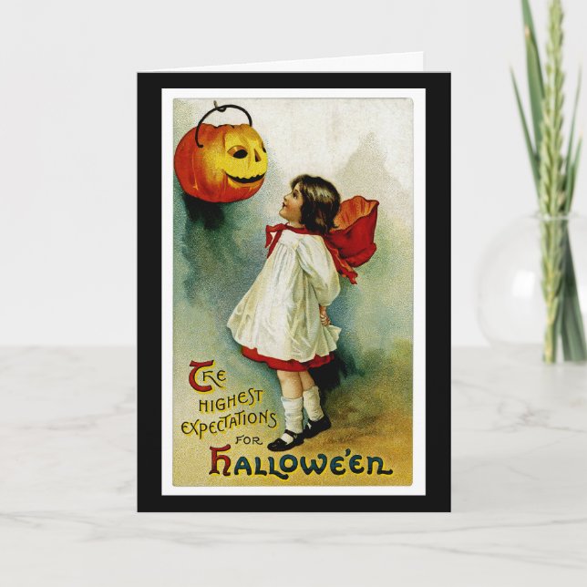 Halloween Girl Card (Front)