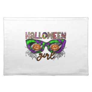 Halloween Girl Cloth Placemat