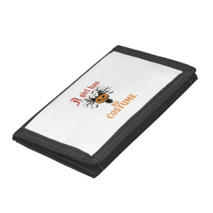Halloween Girl Has No Costume Pumpkin Tri-fold Wallet