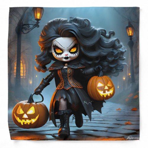 Halloween Girl is the perfect title for a horror m Bandana