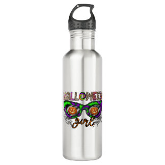 Halloween Girl Stainless Steel Water Bottle