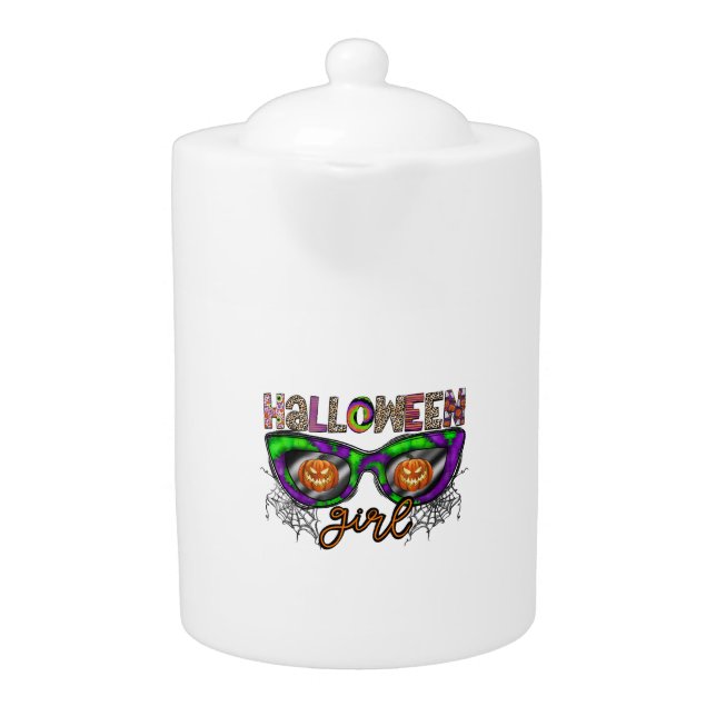 Halloween Girl Teapot (Front)