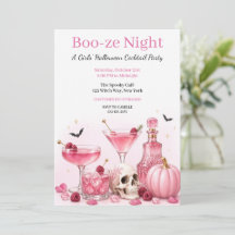 Halloween Girls Night Out | Pink Cocktail Party