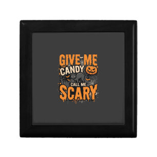 Halloween Give Me Candy Scary Cat Gift Box