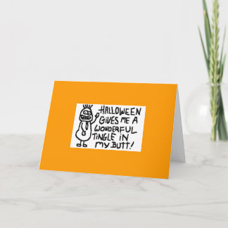 Halloween Gives Me Wonderful Tingle Card